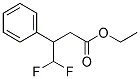 4,4-DIFLUORO-3-PHENYL-BUTYRIC ACIDETHYL ESTER 结构式