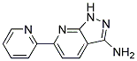 6-PYRIDIN-2-YL-1H-PYRAZOLO[3,4-B]PYRIDIN-3-YLAMINE 结构式