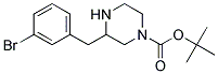 3-(3-BROMO-BENZYL)-PIPERAZINE-1-CARBOXYLIC ACID TERT-BUTYL ESTER 结构式