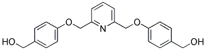 (4-[6-(4-HYDROXYMETHYL-PHENOXYMETHYL)-PYRIDIN-2-YLMETHOXY]-PHENYL)-METHANOL 结构式