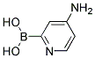 4-AMINOPYRIDIN-2-YL-2-BORONIC ACID 结构式