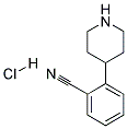 2-(PIPERIDIN-4-YL)BENZONITRILE HYDROCHLORIDE 结构式