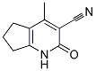 4-METHYL-2-OXO-2,5,6,7-TETRAHYDRO-1H-CYCLOPENTA[B]PYRIDINE-3-CARBONITRILE 结构式