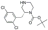 (R)-2-(2,5-DICHLORO-BENZYL)-PIPERAZINE-1-CARBOXYLIC ACID TERT-BUTYL ESTER 结构式