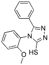 4-(2-Methoxyphenyl)-5-phenyl-4H-1,2,4-triazole-3-thiol 结构式