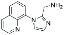 C-(1-QUINOLIN-8-YL-1H-IMIDAZOL-2-YL)-METHYLAMINE 结构式