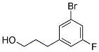 3-(3-Bromo-5-fluoro-phenyl)-propan-1-ol 结构式
