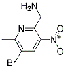 (5-BROMO-6-METHYL-3-NITRO-PYRIDIN-2-YL)-METHYL-AMINE 结构式