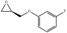 (R)-2-((3-Fluorophenoxy)methyl)oxirane 结构式