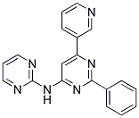 N-(2-PHENYL-6-PYRIDIN-3-YLPYRIMIDIN-4-YL)PYRIMIDIN-2-AMINE 结构式