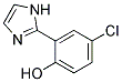 4-CHLORO-2-(1H-IMIDAZOL-2-YL)-PHENOL 结构式