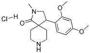 4-(2,4-DIMETHOXYPHENYL)-2-METHYL-2,8-DIAZASPIRO[4.5]DECAN-1-ONE HYDROCHLORIDE 结构式