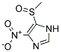 5-METHYLSULFINYL-4-NITROIMIDAZOLE 结构式