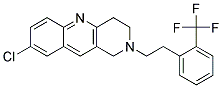 8-CHLORO-2-(2-[2-(TRIFLUOROMETHYL)PHENYL]ETHYL)-1,2,3,4-TETRAHYDROBENZO[B]-1,6-NAPHTHYRIDINE 结构式