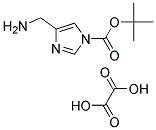 TERT-BUTYL 4-AMINOMETHYL-1H-IMIDAZOLE-1-CARBOXYLATE OXALATE 结构式