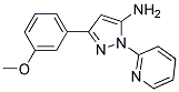 5-AMINO-1-(2-PYRIDYL)-3-(3-METHOXYPHENYL)-1H-PYRAZOLE 结构式