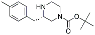 (S)-3-(4-METHYL-BENZYL)-PIPERAZINE-1-CARBOXYLIC ACID TERT-BUTYL ESTER 结构式