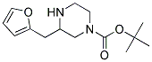 3-FURAN-2-YLMETHYL-PIPERAZINE-1-CARBOXYLIC ACID TERT-BUTYL ESTER 结构式