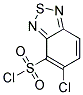 5-CHLORO-2,1,3-BENZOTHIADIAZOLE-4-SULFONYL CHLORIDE 结构式