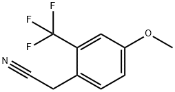 4-甲氧基-2-(三氟甲基)苯乙腈 结构式