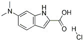 6-(DIMETHYLAMINO)-1H-INDOLE-2-CARBOXYLIC ACID HYDROCHLORIDE 结构式