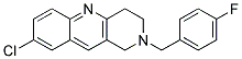 8-CHLORO-2-(4-FLUOROBENZYL)-1,2,3,4-TETRAHYDROBENZO[B]-1,6-NAPHTHYRIDINE 结构式