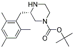 (S)-3-(2,4,6-TRIMETHYL-BENZYL)-PIPERAZINE-1-CARBOXYLIC ACID TERT-BUTYL ESTER 结构式