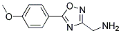 (5-(4-METHOXYPHENYL)-1,2,4-OXADIAZOL-3-YL)METHANAMINE 结构式