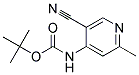 (5-CYANO-2-METHYL-PYRIDIN-4-YL)-CARBAMIC ACID TERT-BUTYL ESTER 结构式