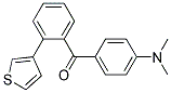 (4-DIMETHYLAMINOPHENYL)-(2-THIOPHEN-3-YL-PHENYL)-METHANONE 结构式