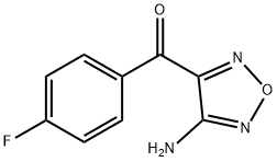 (4-氨基-1,2,5-噁二唑-3-基)(4-氟苯基)甲酮 结构式