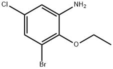 3-BROMO-5-CHLORO-2-ETHOXYANILINE 结构式