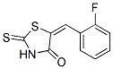5-(2-FLUOROBENZYLIDENE)-2-THIOXO-1,3-THIAZOLIDIN-4-ONE 结构式