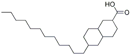 6-N-DODECYLDECAHYDRONAPHTHALENE-2-CARBOXYLIC ACID 结构式