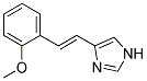 4-[2-(2-METHOXY-PHENYL)-VINYL]-1H-IMIDAZOLE 结构式