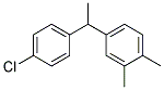 4-[1-(4-CHLORO-PHENYL)-ETHYL]-1,2-DIMETHYL-BENZENE 结构式