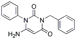 6-AMINO-3-BENZYL-1-PHENYL-1H-PYRIMIDINE-2,4-DIONE 结构式