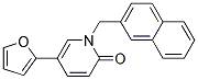 5-(2-FURYL)-1-(2-NAPHTHYLMETHYL)PYRIDIN-2(1H)-ONE 结构式