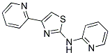 Pyridin-2-yl-(4-pyridin-2-yl-thiazol-2-yl)-amine 结构式