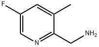 C-(5-FLUORO-3-METHYL-PYRIDIN-2-YL)-METHYLAMINE 结构式
