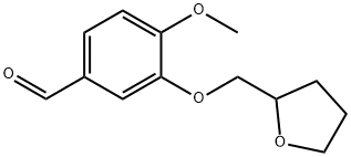 4-METHOXY-3-(TETRAHYDRO-FURAN-2-YLMETHOXY)-BENZALDEHYDE 结构式