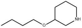 3-丁氧基哌啶 结构式