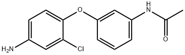 N-(3-(4-氨基-2-氯苯氧基)苯基)乙酰胺 结构式