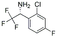 (R)-1-(2-CHLORO-4-FLUORO-PHENYL)-2,2,2-TRIFLUORO-ETHYLAMINE 结构式