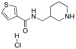 THIOPHENE-3-CARBOXYLIC ACID (PIPERIDIN-3-YLMETHYL)-AMIDE HYDROCHLORIDE 结构式