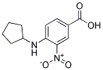 2-环戊胺-5-羧基硝基苯 结构式