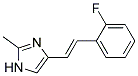 4-[2-(2-FLUORO-PHENYL)-VINYL]-2-METHYL-IMIDAZOLE 结构式