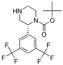 (R)-2-(3,5-BIS-TRIFLUOROMETHYL-PHENYL)-PIPERAZINE-1-CARBOXYLIC ACID TERT-BUTYL ESTER 结构式