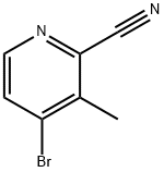 4-溴-3-甲氧基吡啶-2-腈 结构式