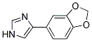 4-BENZO[1,3]DIOXOL-5-YL-1H-IMIDAZOLE 结构式